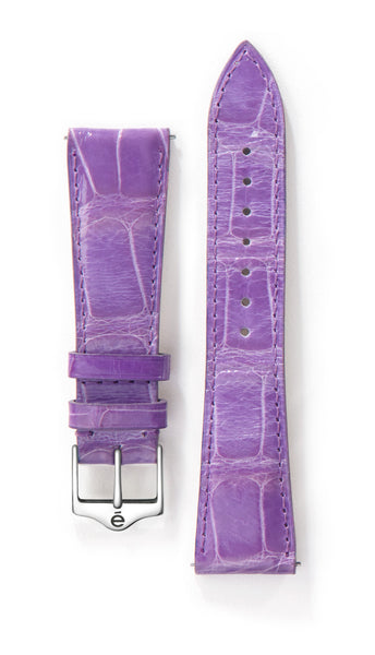 Purple Alligator Watch Band